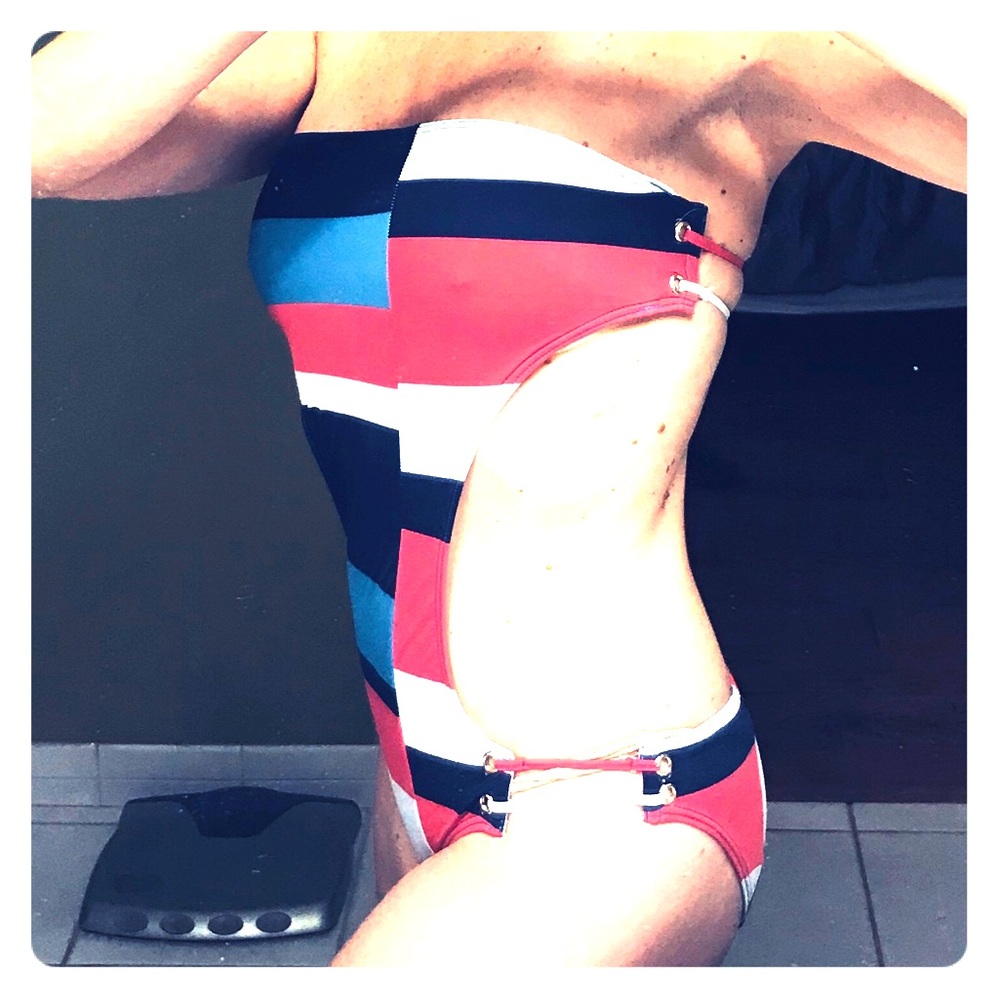 One piece bathing suit
